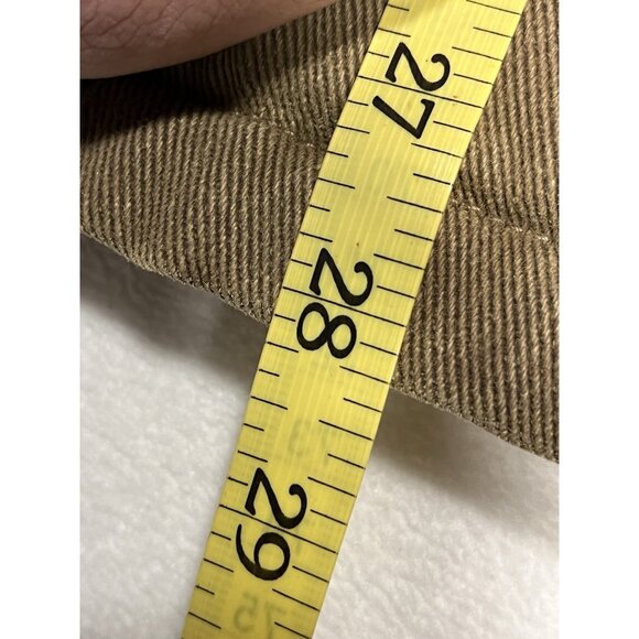 Woolrich Sherpa Lined Canvas Work Vest Mens 2XL Khaki Zip Front Outdoor - Picture 10 of 11